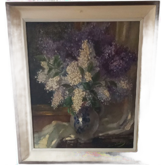 Anne Maillart "bloemenstilleven". 20ste Eeuw. 1