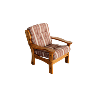 Vintage Fauteuil | Jaren 60 | Pine | Zweeds