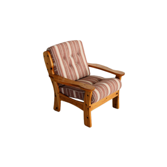 Vintage Fauteuil | Jaren 60 | Pine | Zweeds 1