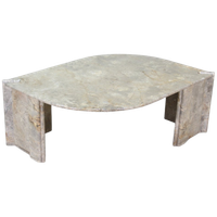 Vintage Marmeren Salontafel - Natuursteen, Jaren '70