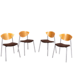 Danish Design Set Of 4 ‘must’ Chairs By Søren Nielsen & Thore Lassen For Randers+radius thumbnail 1