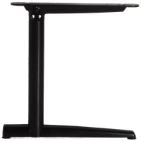 Ahrend 500 L-Poot, Zwart, Vaste Hoogte (Opnieuw Gecoat)