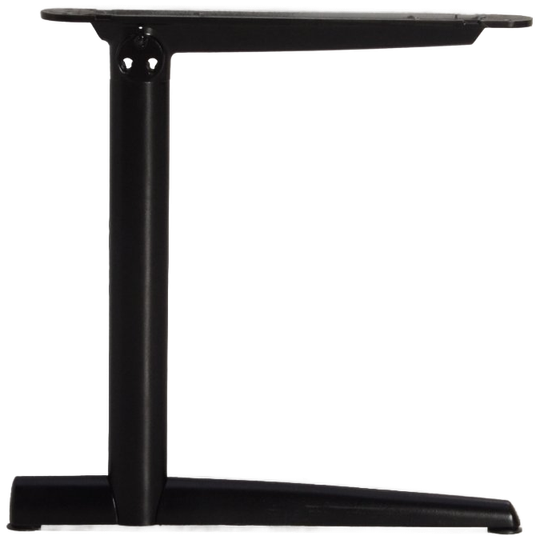 Ahrend 500 L-poot, Zwart, Vaste Hoogte (opnieuw Gecoat) 1