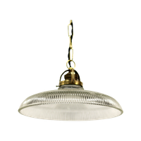 Antieke Holophane Hanglamp