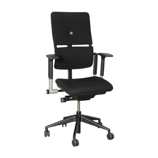 Steelcase Please Bureaustoel Npr1813 , Zwart, 3d Armleggers 1