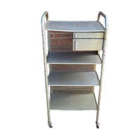 Vintage Design Trolley Van Heliolithe (uit Frankrijk).