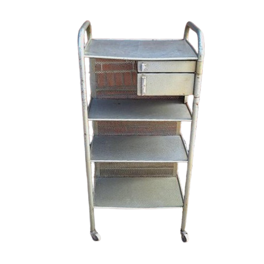 Vintage Design Trolley Van Heliolithe (uit Frankrijk). 1