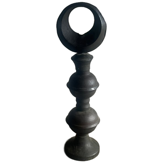 Hammered Copper Totem Sculpture, 127cm 1