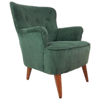 Artifort Fauteuil Groene Ribstof | Donkergroen Theo Ruth
