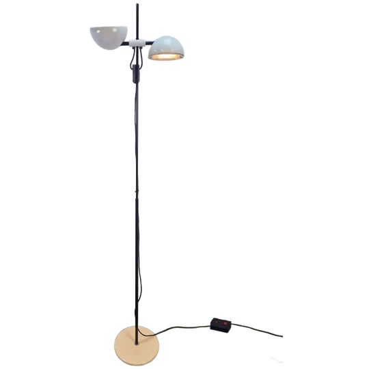 Vintage Valenti Milano Vloerlamp Design ‘70 Italy Wit Dimmer 1