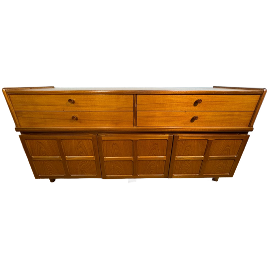 Mid-century Retro Vintage Teakhouten Dressoir Van Nathan (circa 1960-1970) 1