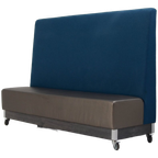 Officenow Ontvangst - Treinbank, Blauw / Champange Leder, 142 X 200 Cm thumbnail 1