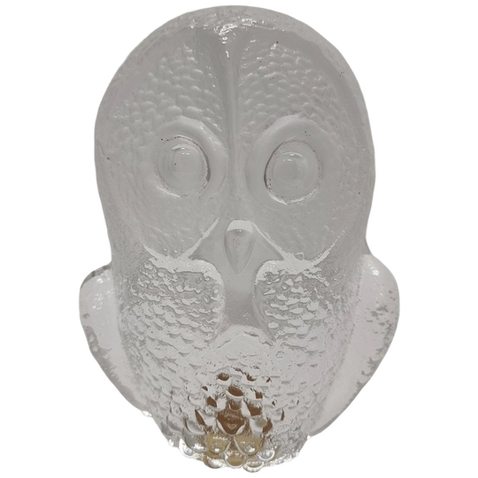 Zweeds Kristallen Uil Van Mats Jonasson, Eind 20e Eeuw 1