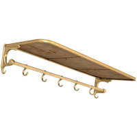 Kapstok – Trein Model – Verguld Aluminium - (kh39)