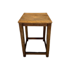 Brutalist Bijzet- Of Plantentafel – Eik thumbnail 1