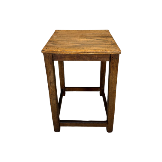 Brutalist Bijzet- Of Plantentafel – Eik 1