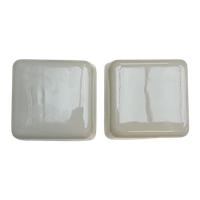 Set Glazen Wandlampen Van Wila, 1940’S