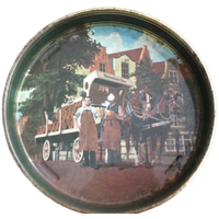 Groot Heineken Dienblad Met Afbeelding Van Paard En Wagen