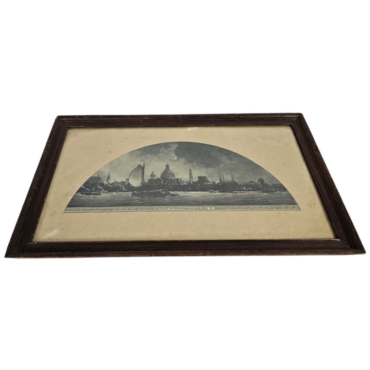 Gezicht Op Het Ij Voor Amsterdam, 1913 Hobbe Smith (1862-1942) - Prent 1