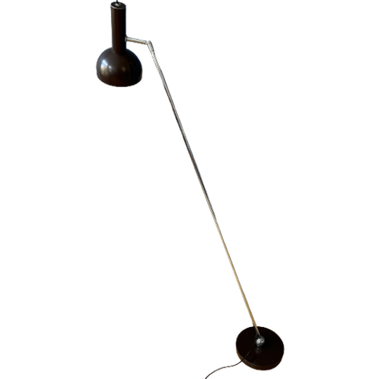 Mid Century Hala Brown Ball Roterende Vloerlamp 1