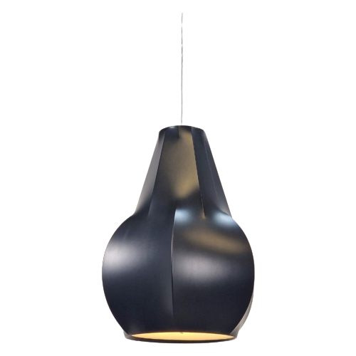 Xl Moderne Vintage Kundalini Hanglamp Gina Zwart Italië Lamp