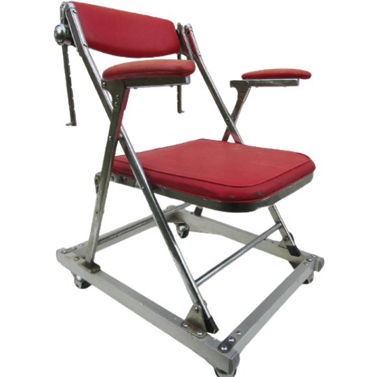 Vintage Opvouwbare Ambulance Stoel 1