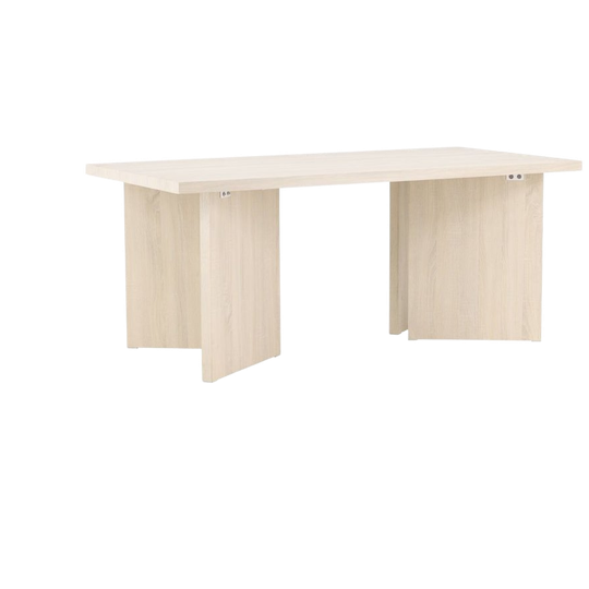 Vimmerby Eetkamertafel - 180 X 90 Cm - Whitewash 1