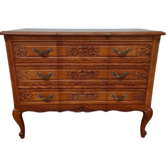 Vintage Queen Ann Ladekastje, Commode Dressoir Ladekast Badkamermeubel 307 1