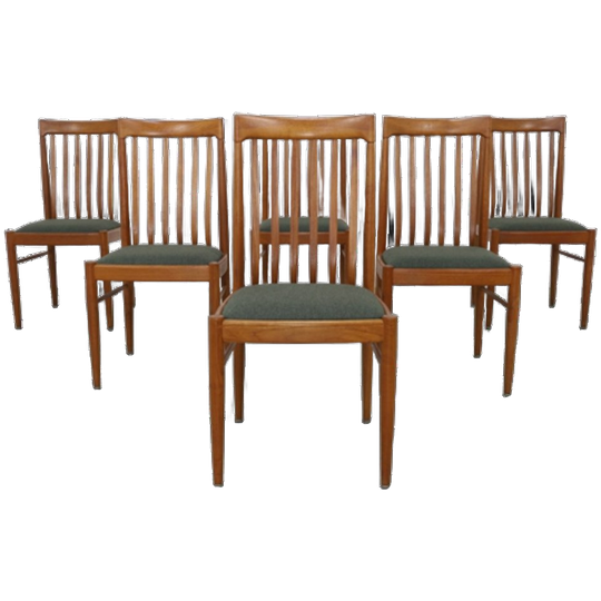 6x Vintage Eetkamerstoel Teak <<<brand>>>, 1970s Deens 1