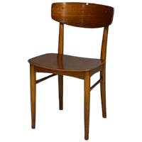 Deense Eettafelstoelen 2x Vintage Teakhout Deens Prijs P/st