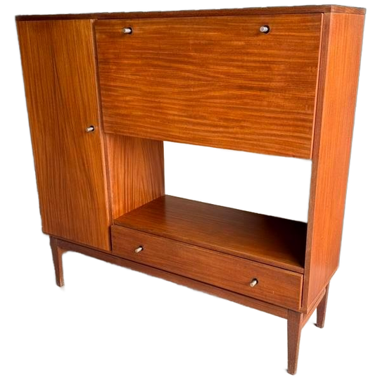 Vintage Retro Simpla Lux Barkast / Dressior / Wandmeubel 1