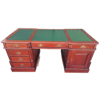 Klassiek Bureau, Partnerdesk, Schrijfbureau 2-Zijdig Met Led