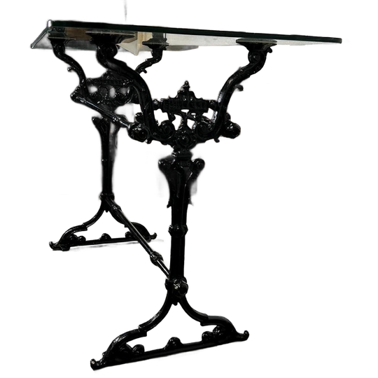 Vintage Gietijzeren Tafel / Bijzettafel / Bureau 1