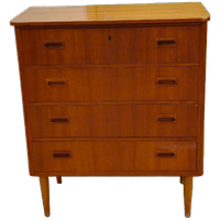 Vintage Ladekast Ladekastje Kast Kastje Fineer Retro