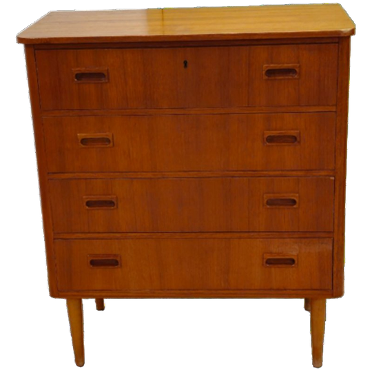 Vintage Ladekast Ladekastje Kast Kastje Fineer Retro 1