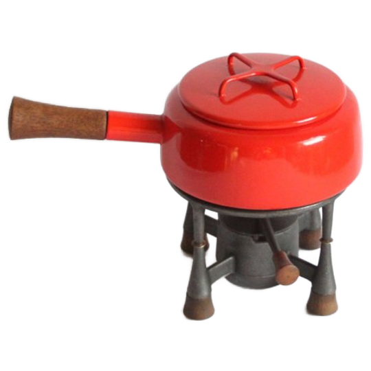 Fondue Set By Jens Quistgaard For Dansk Designs, Denmark 1950s 1
