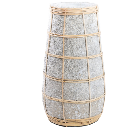 Bazar Bizar | De Cutie Vaas - Betongrijs Naturel - L 1