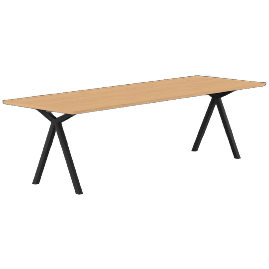 Studio Henk Eettafel Slim X Type Hardwax Olie Naturel, Rechthoekig 1
