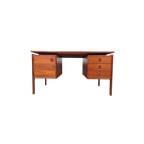 Arne Vodder, G.V. Møbler Vintage Jaren 60 Deens Bureau Teak thumbnail 1