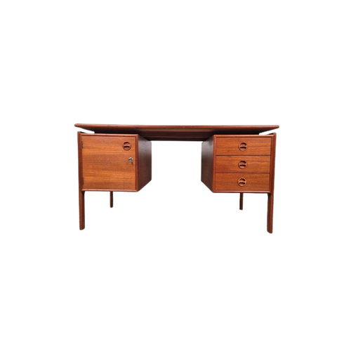 Arne Vodder, G.V. Møbler Vintage Jaren 60 Deens Bureau Teak