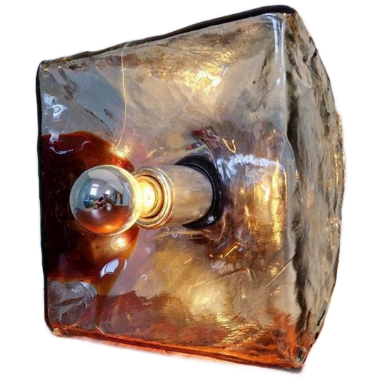Glazen Plafondlamp Mazzega Murano, 1960 1