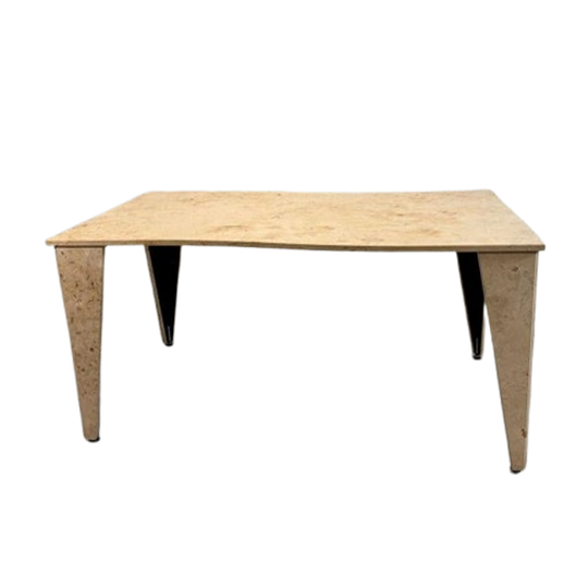 Vintage Natuursteen / Marmeren Eettafel, 160 X 90 Cm 1