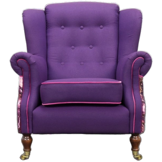 Classic Wing Chair In The Style Of Howard & Sons, 1960s 1