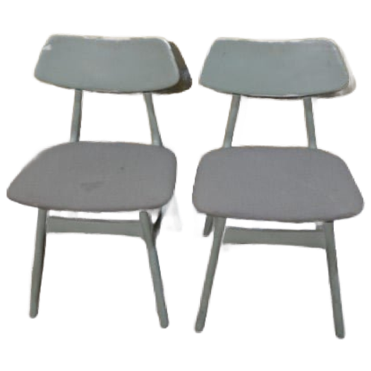 Set Van 2 Retro Keukenstoelen – Jaren 60 1