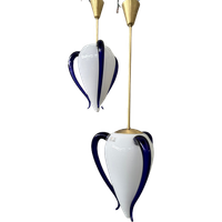 2x Vintage ‘venexiana’ Hanglamp – Barovier & Toso – Murano