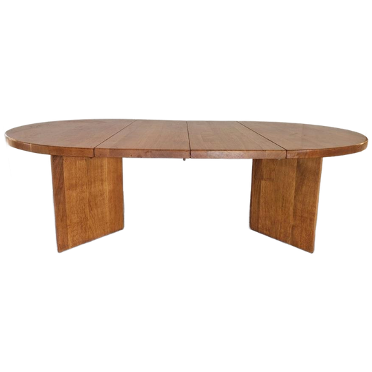 Vintage Massief Houten Uitschuifbare Eettafel Xl Design 1
