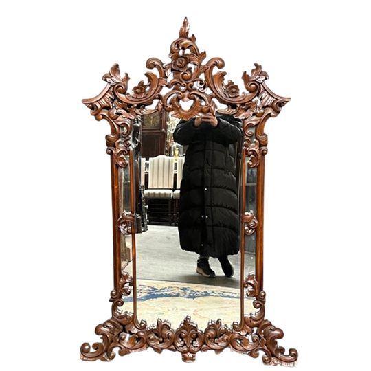 Carved Mirror In The Baroque Style. 1