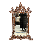 Carved Mirror In The Baroque Style. thumbnail 1