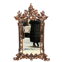 Carved Mirror In The Baroque Style.