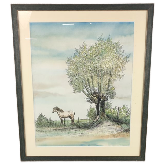 Vic Buys - Tekening Boerenpaard - 1994 1